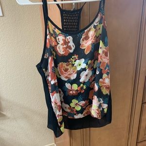 Floral tank top